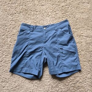 Duluth Trading Co Shorts Size 8 Teal Blue Outdoor Active